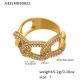 A331-Bague en zircon doré Image4