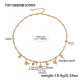 TXP388-Collier DIY en or 40+5 cm