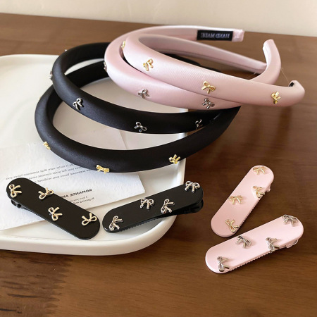 1 bandeau à nœud papillon doux