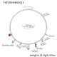 TXP385 - Collier DIY en acier 40+5 cm Image2