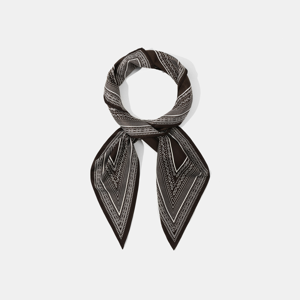 Bandana Simple En Rayonne À Fleurs De Cajou Pour Femme, 1 Pièce h5Image2