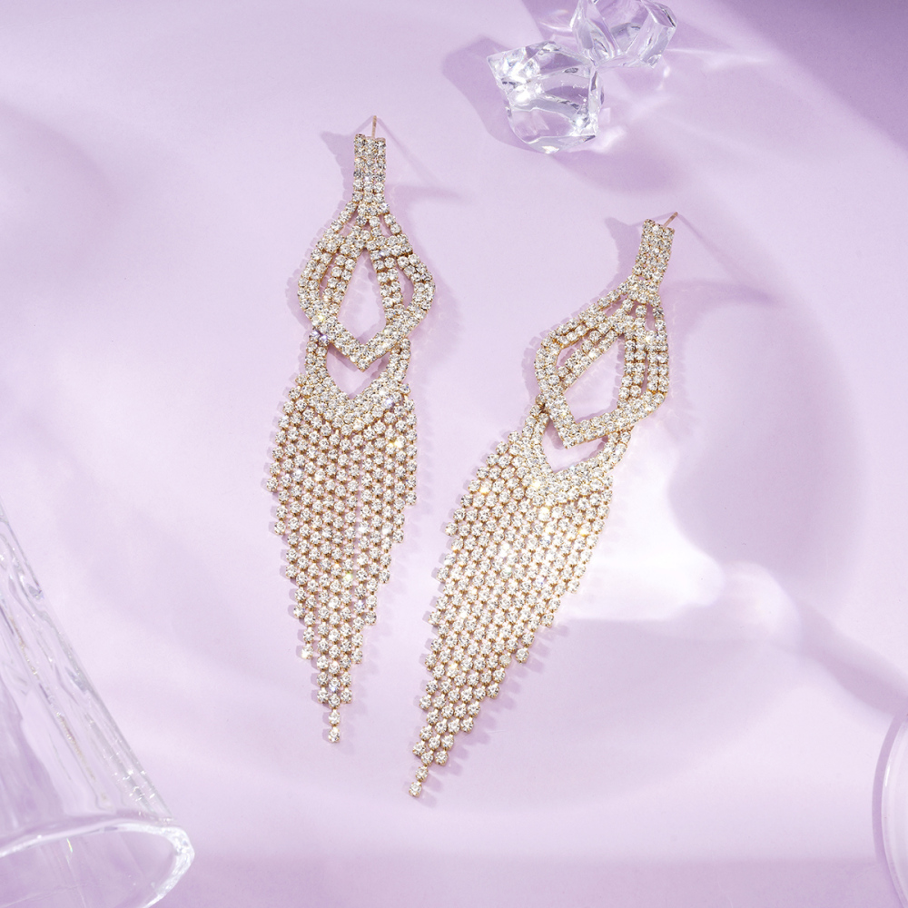 Boucles D'Oreilles Festives En Alliage À Pompons De Forme Irrégulière (1 Paire) Image3