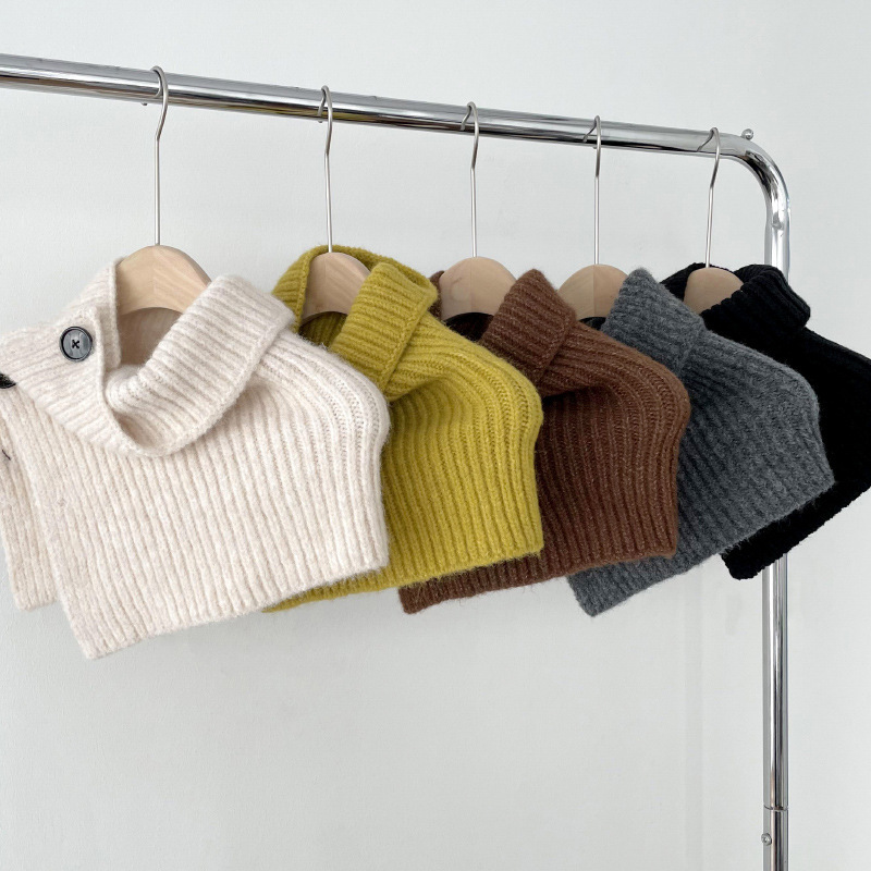 1 Écharpe D'Hiver Quotidienne En Rayonne De Couleurs Mélangées Pour Femme Image3