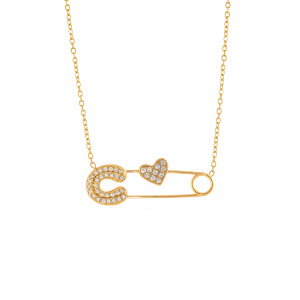 Colliers Pendentifs Pour Femmes Avec Trombone Quotidien En Acier Inoxydable Étanche Couleur Or h5 Image7