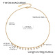 TXP391-Collier DIY en or 41+5cm 