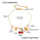 TXE372-Bracelet pendentif DIY en or 16+5 cm Image2