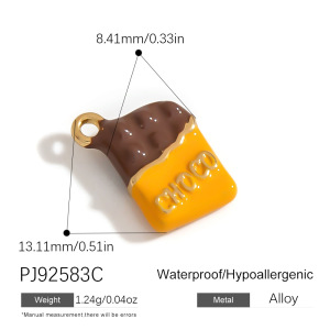 1 Pendentif En Alliage En Forme De Fruit Mignon À Faire Soi-Même h5 Image2