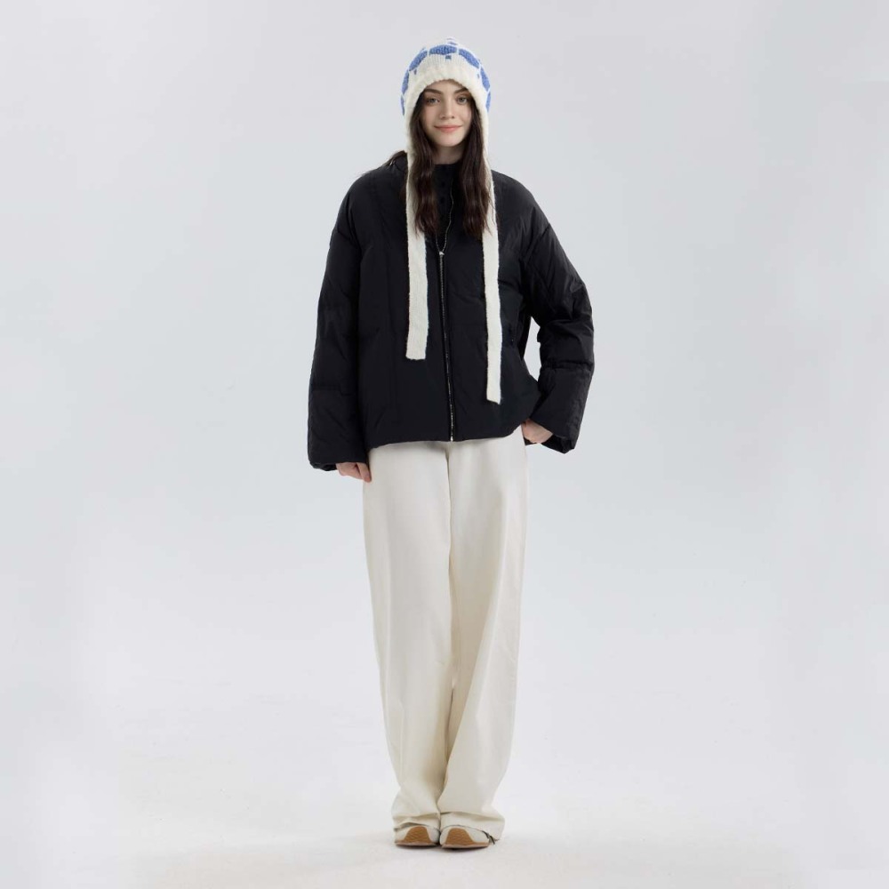 1 Chapeau Pour Femme En Polyester Motif Flocon De Neige Image3