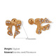 Boucles d'oreilles à tige en or et diamants blancs EH925WEG Image2