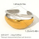 Couleur or et argent/Taille unique/Style de bague 2 Image2