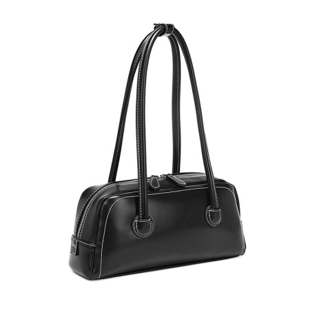 Sac fourre-tout élégant pour femme, collection Simple Series, couleur unie, en PU (1 pièce). 2