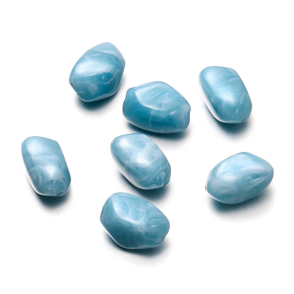 1 Sachet De Perles Acryliques À Dégradé De Couleurs Pour Bijoux Diy 