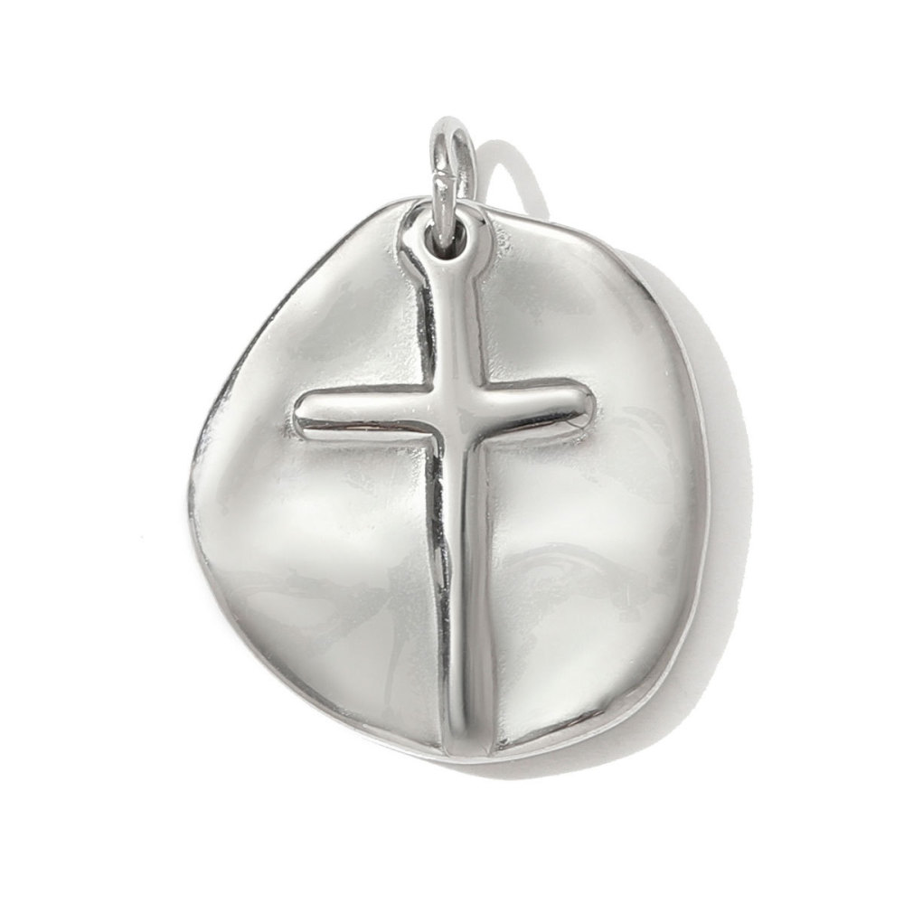 Pendentif Femme En Acier Inoxydable Étanche, Magnifique, En Forme D'Ange (1 Pièce) 