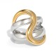 Couleur or et argent/Taille unique/Style de bague 2 Image2