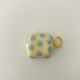 Étui pour écouteurs IMD - Fond jaune avec pois et anneaux bleus/Airpods Pro3 Image5