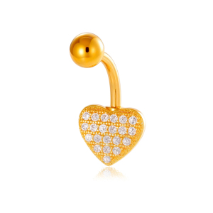 Piercing De Nombril Délicat En Forme De Papillon, Couleur Cuivre Et Or, Zircon h5 Image6