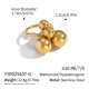 Couleur or/Taille de bague 6