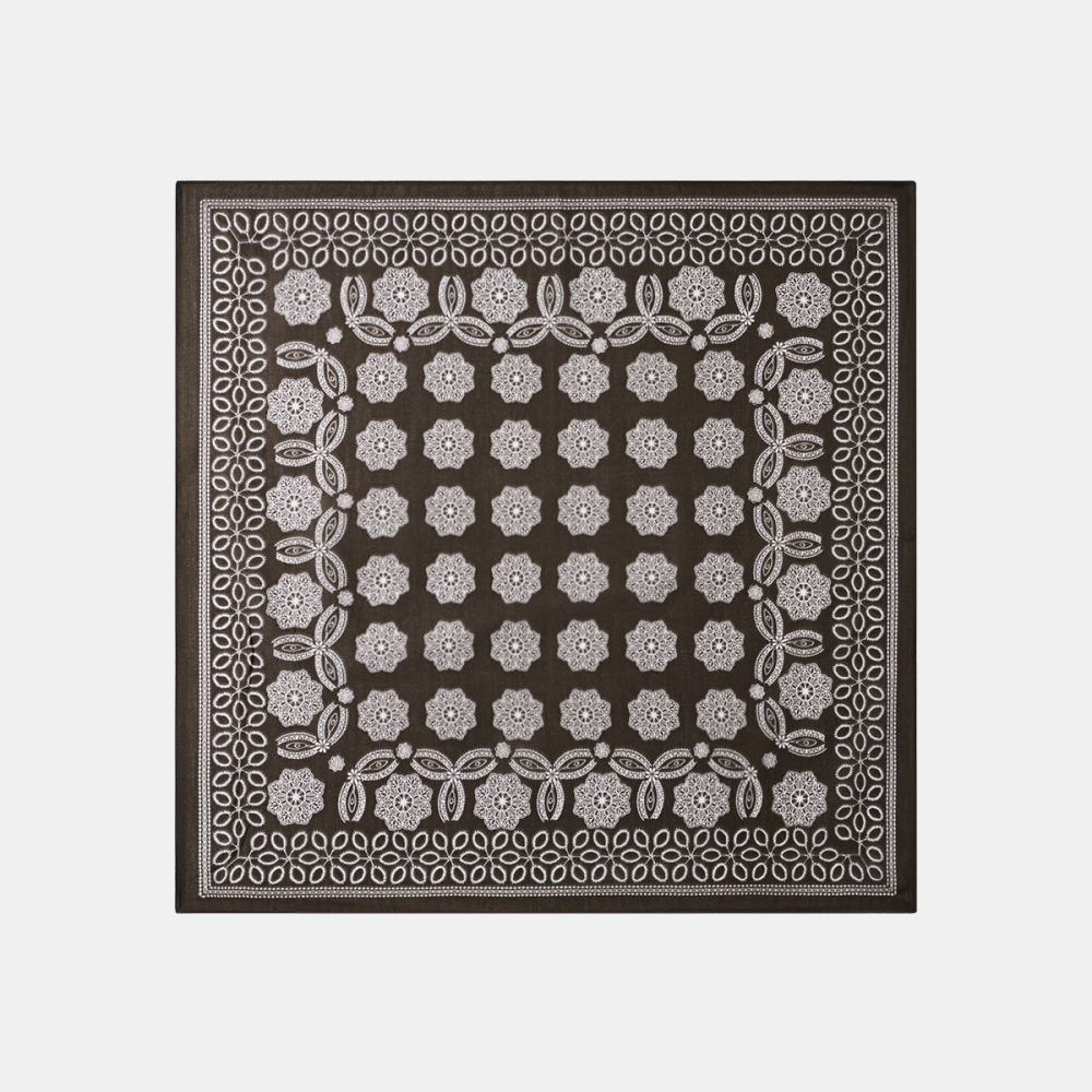 Bandana Classique En Rayonne À Fleurs Pour Femme, 1 Pièce 