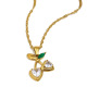 Collier Cerise Zircon - Or Image2