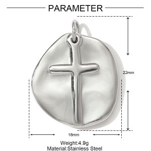 Pendentif Femme En Acier Inoxydable Étanche, Magnifique, En Forme D'Ange (1 Pièce) h5 Image2