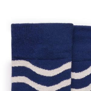 1 Paire De Chaussettes Mi-Mollet Classiques À Rayures En Coton Pour Femme h5 Image5