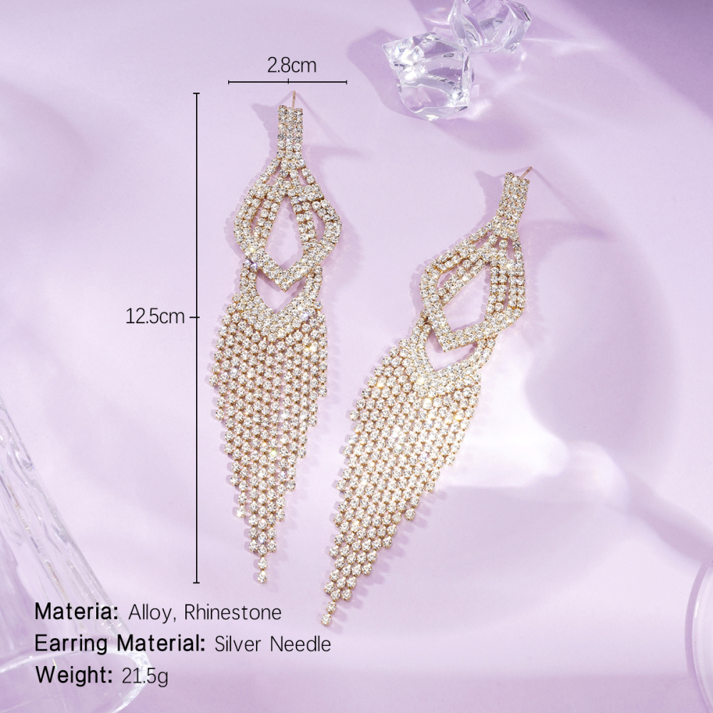 Boucles D'Oreilles Festives En Alliage À Pompons De Forme Irrégulière (1 Paire) 