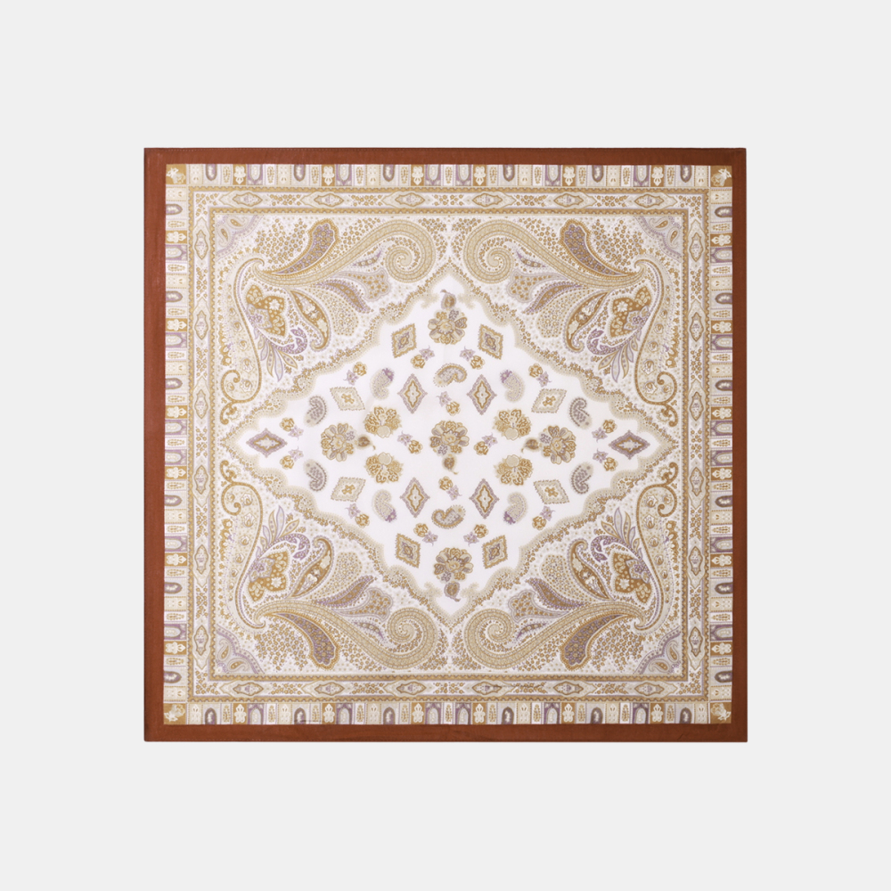 Bandana Élégant En Rayonne À Fleurs De Cajou Pour Femme, 1 Pièce 