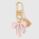 1 porte-clés nœud rose Image2
