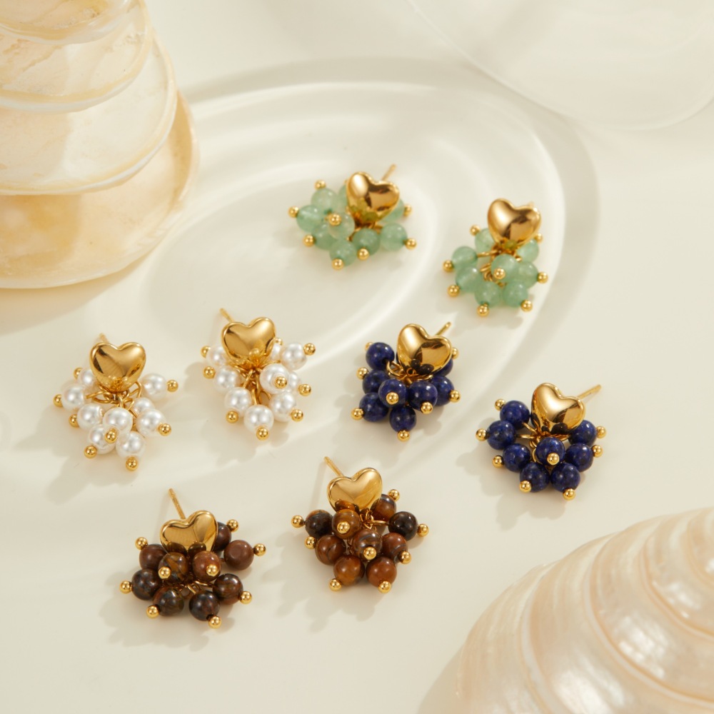 1 Paire De Boucles D'Oreilles Pendantes Rétro En Acier Inoxydable Imperméables Pour Femmes h5Image2