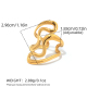Couleur or/Taille unique/Style de bague 2 Image2