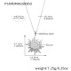 P1040-Collier Tournesol Acier 40+5cm Image2