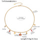 TXP394-Collier DIY en or 41+5cm 