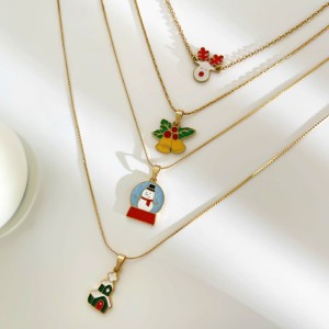 Collier Pendentif De Noël Étanche En Acier Inoxydable (1 Pièce) h5 Image5