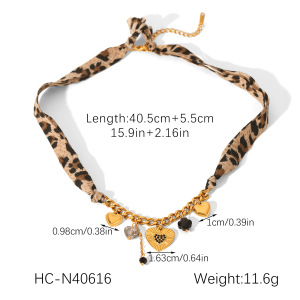 Ensemble De Colliers Pour Femme, 1 Pièce, En Polyester Doré, Strass Et Zircons h5 Image2