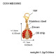 D391-Pendentif en zircon doré Image9