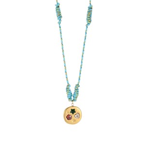 Collier Tressé Pour Femme En Acier Inoxydable Imperméable, De Forme Fantaisiste Et Irrégulière (1 Pièce) h5