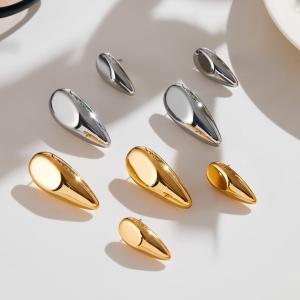 Ensembles De Bijoux Pour Femmes En Acier Inoxydable De Forme Irrégulière, Étanches Et De Couleur Dorée h5 Image3