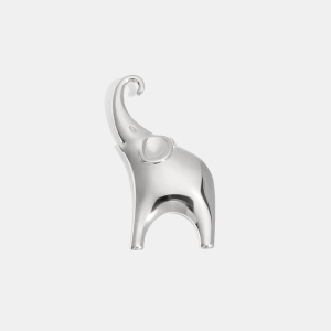 Broche En Acier Inoxydable Doré, En Forme D'Éléphant (1 Pièce) h5 Image4