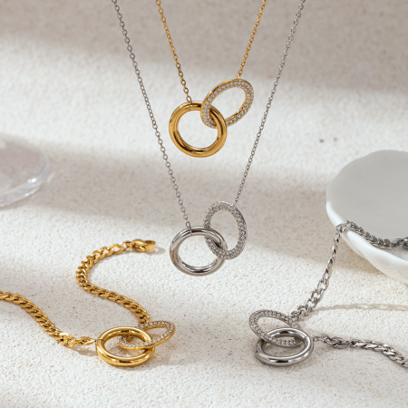Ensemble De Colliers Étanches À Double Anneau En Acier Inoxydable