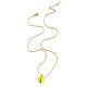 Collier pendentif jaune Image4