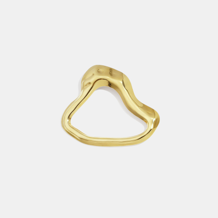 Broche en forme de cœur, en acier inoxydable étanche, couleur or (1 pièce). 2