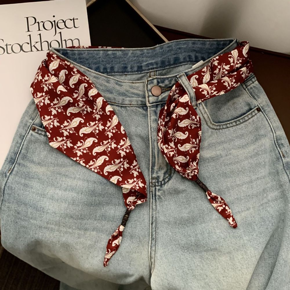 Bandana Pour Femme En Polyester À Motif Cachemire Romantique, 1 Pièce Image4