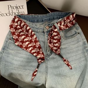 Bandana Pour Femme En Polyester À Motif Cachemire Romantique, 1 Pièce h5 Image4