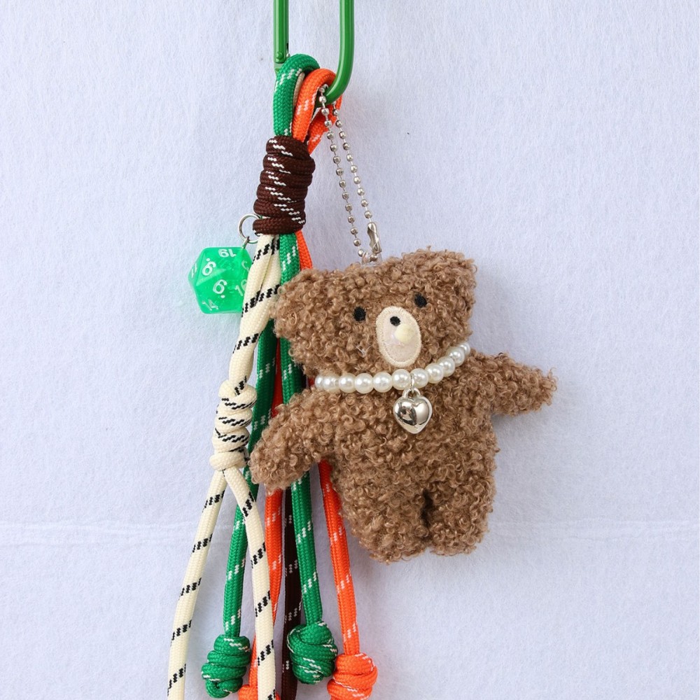 1 Breloque De Sac Pour Femme Représentant Un Adorable Petit Ourson En Peluche h5Image3