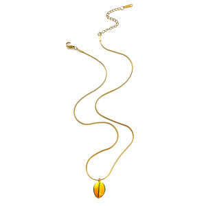 Collier Pendentif Étanche En Acier Inoxydable Et Émail En Forme D'Étoile h5