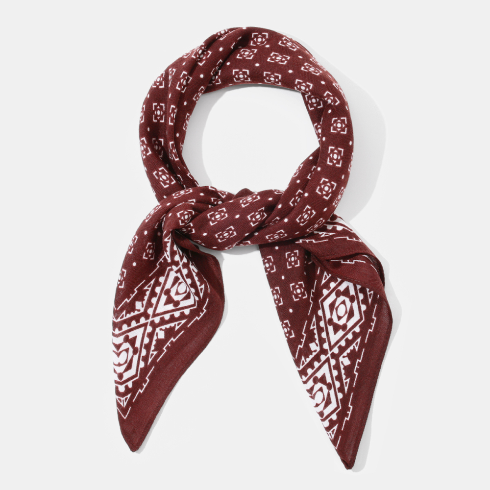 Bandana En Polyester À Motif Cachemire Rétro 1 Pièce h5Image4