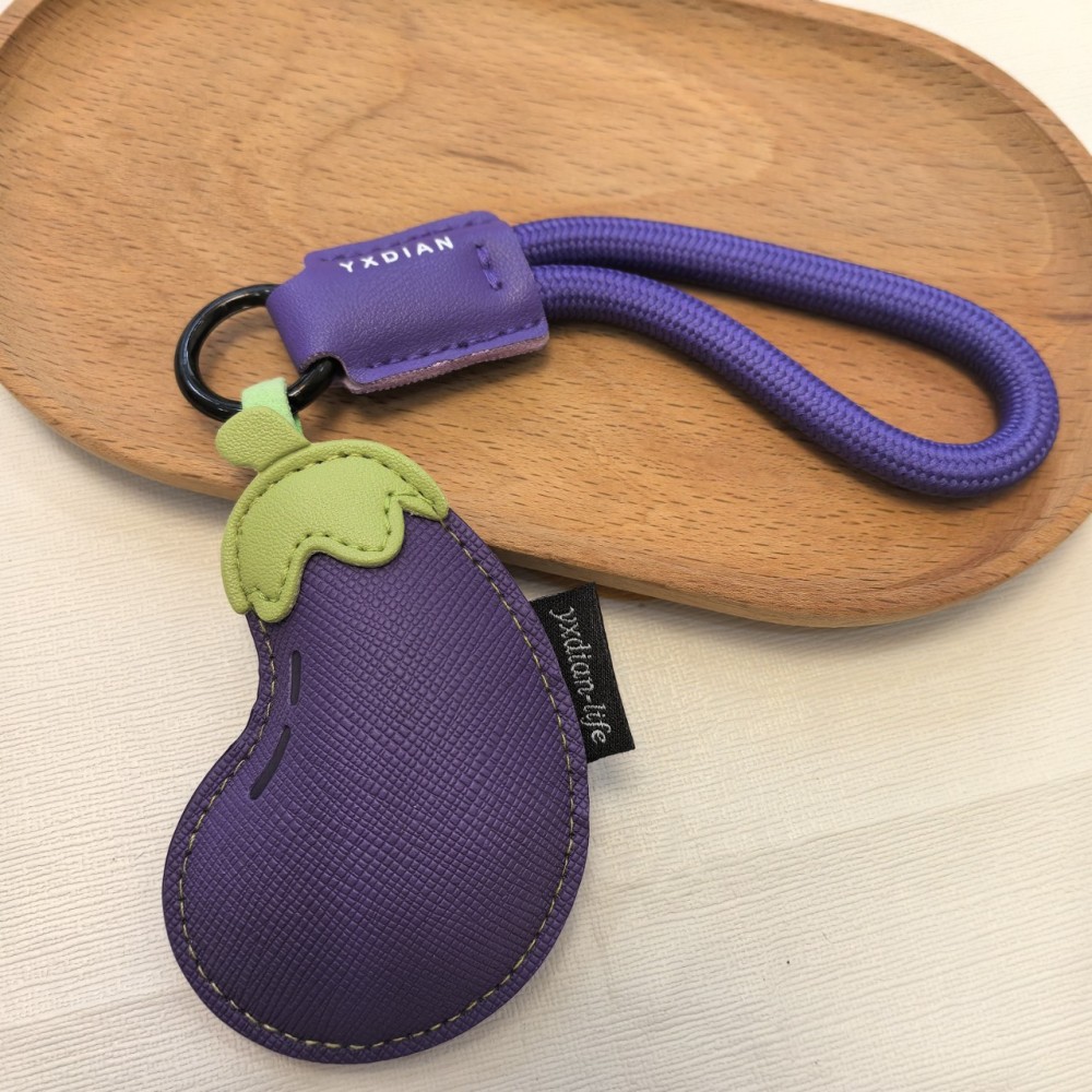 1 Breloque De Sac En Cuir Végétal Mignon h5Image3