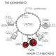 Bracelet DIY en acier TXE420 cerise 16+3cm Image6
