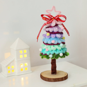 1 Pièce De Décorations De Fête De Noël Torsadées Faites À La Main En Polyester h5 Image4