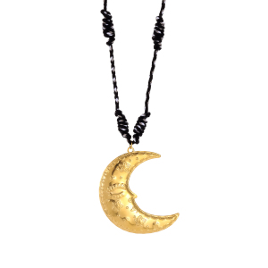 Collier Pendentif Classique En Acier Inoxydable Étanche En Forme De Lune Pour Femme (1 Pièce) h5 Image6